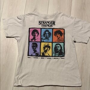 Kid’s Netflix Stranger Things Graphic Tee size XL light wear